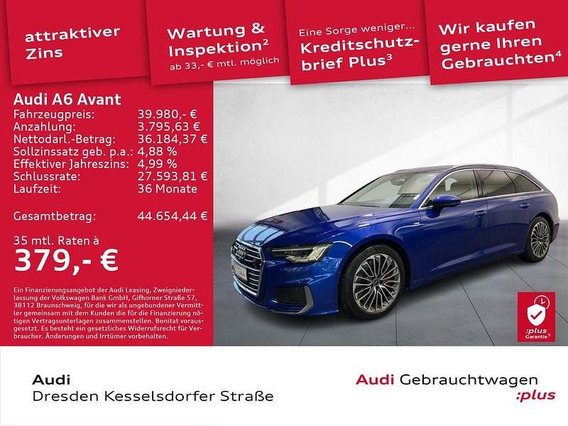 Gebraucht Audi A6 Sport 367 PS (269 kW) 2022 Ultrablau metallic Kombi