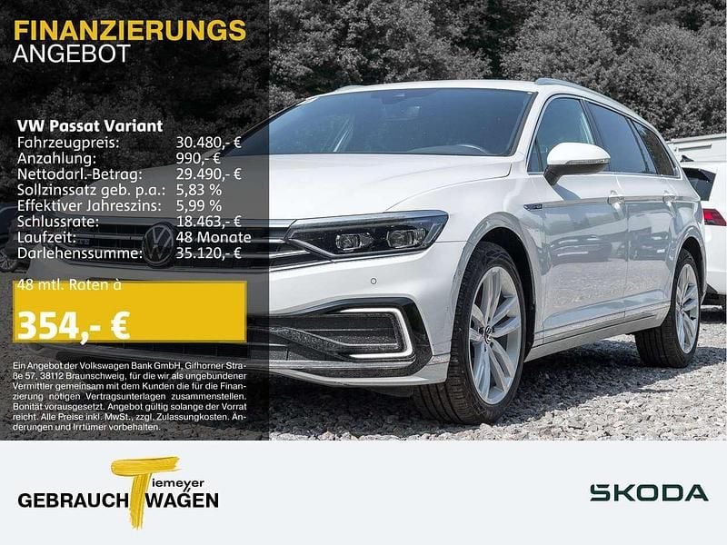 Weiß Gebraucht 2023 VW Passat GTE Kombi | 33.950 € (Guter Preis) - Bild 1/4