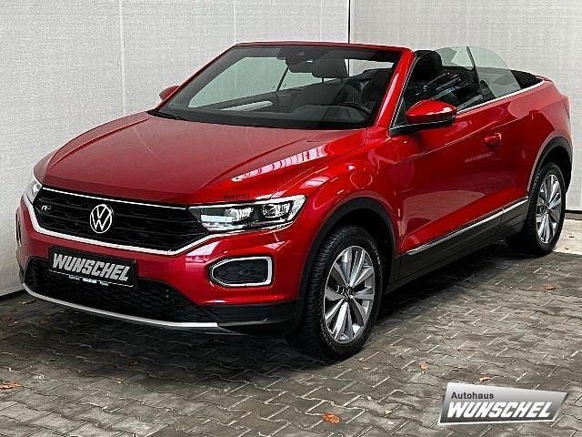 Rot Gebraucht 2021 VW T-Roc Cabriolet Style Cabrio | 22.740 € (Fairer Preis) - Bild 1/4