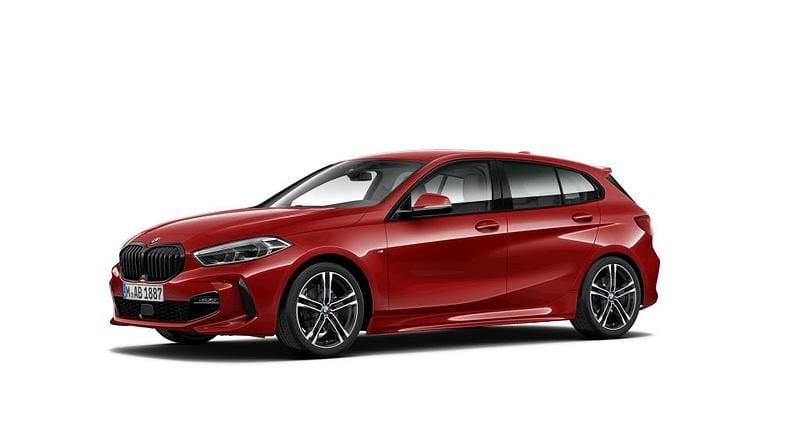 Rot Gebraucht 2022 BMW 118 M Sport Kleinwagen | 21.490 € (Guter Preis) - Bild 1/3