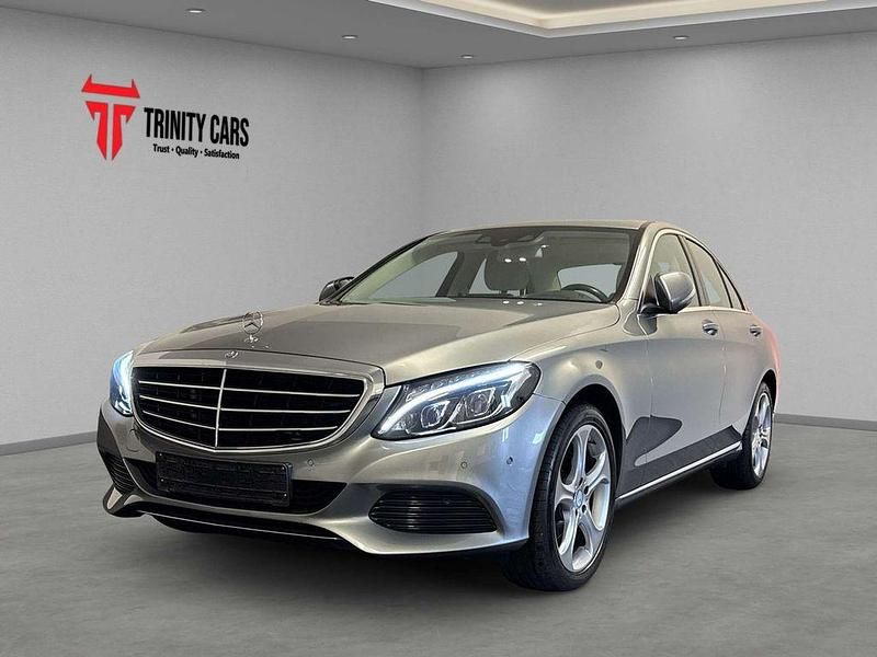Grau Gebraucht 2014 Mercedes C200 Exclusive Limousine | 21.999 € (Fairer Preis) - Bild 1/4