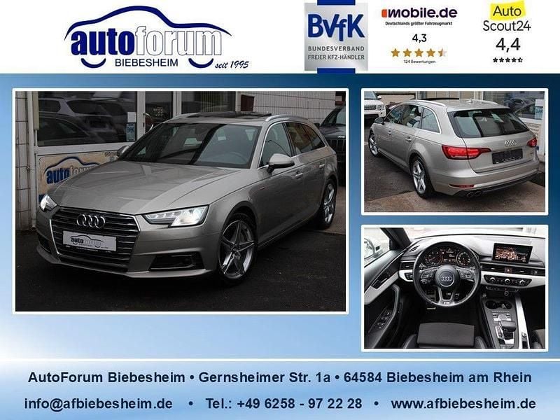 Silber Gebraucht 2016 Audi A4 S-Line Kombi | 16.999 € (Guter Preis) - Bild 1/4