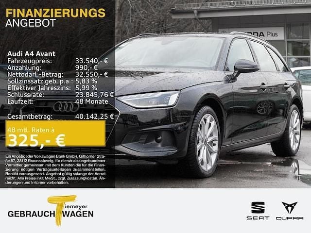 Schwarz Gebraucht 2024 Audi A4 Business Kombi | 28.980 € (Superpreis) - Bild 1/4