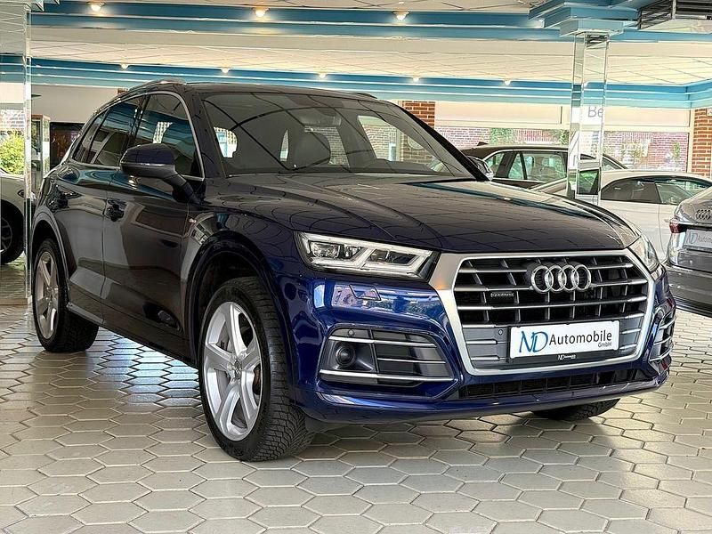 Navarrablau Gebraucht 2017 Audi Q5 S-Line SUV | 27.890 € (Etwas zu teuer) - Bild 1/4