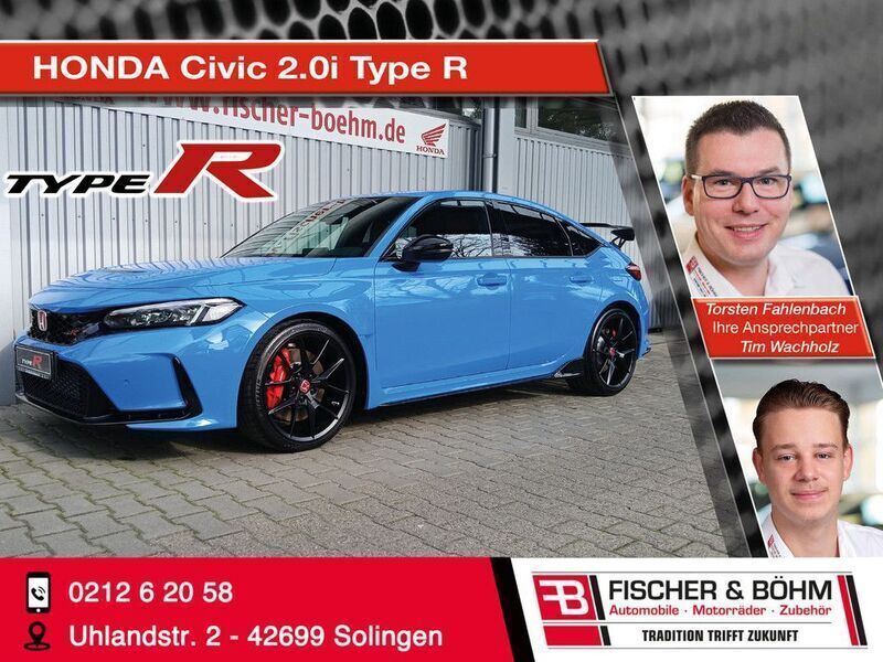 Blau Neu 2025 Honda Civic Type R Limousine | 54.790 € (Fairer Preis) - Bild 1/4