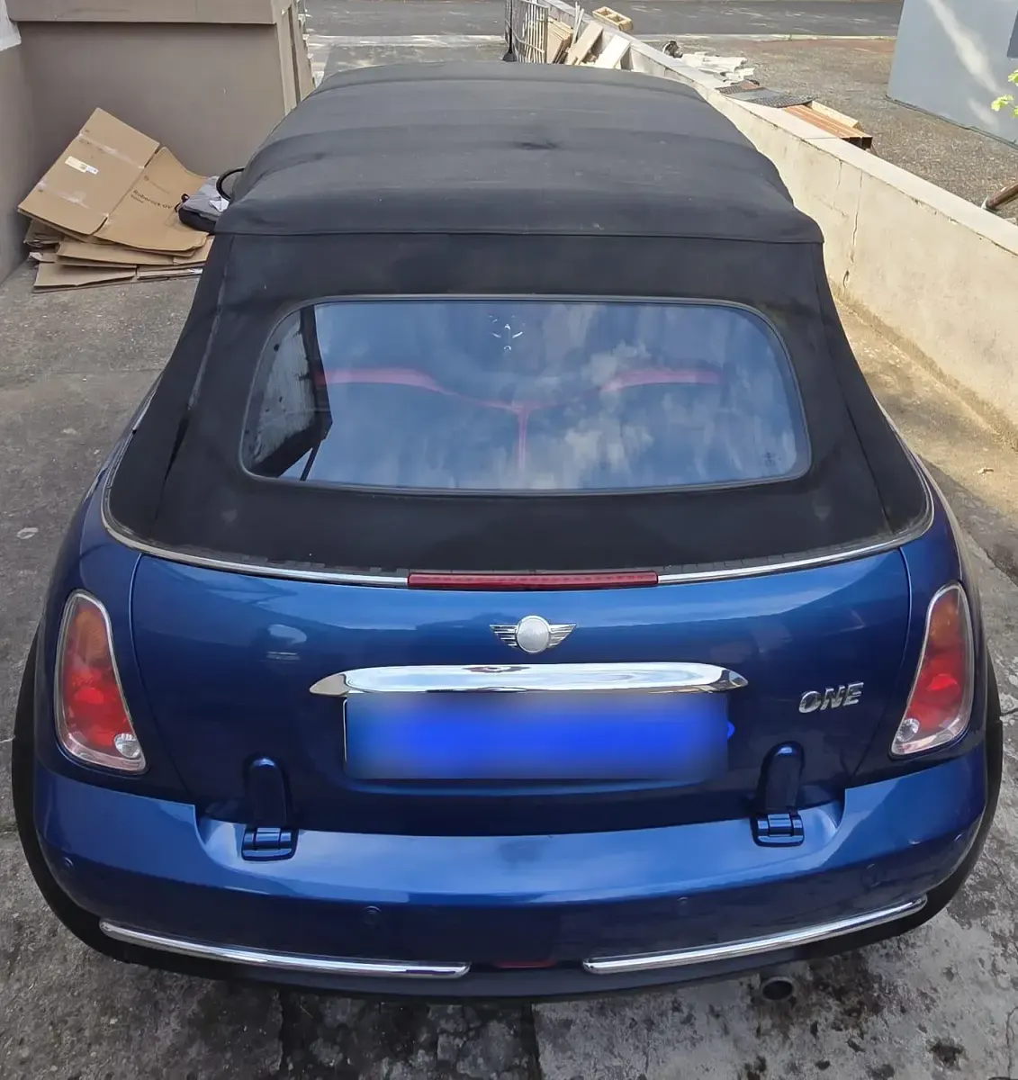 Gebraucht Mini One Cabriolet 90 PS (66 kW) 2007 Blau Cabrio