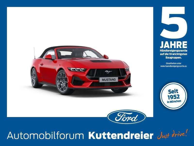 Race red Neu 2025 Ford Mustang GT Convertible Cabrio | 60.100 € (Superpreis) - Bild 1/3