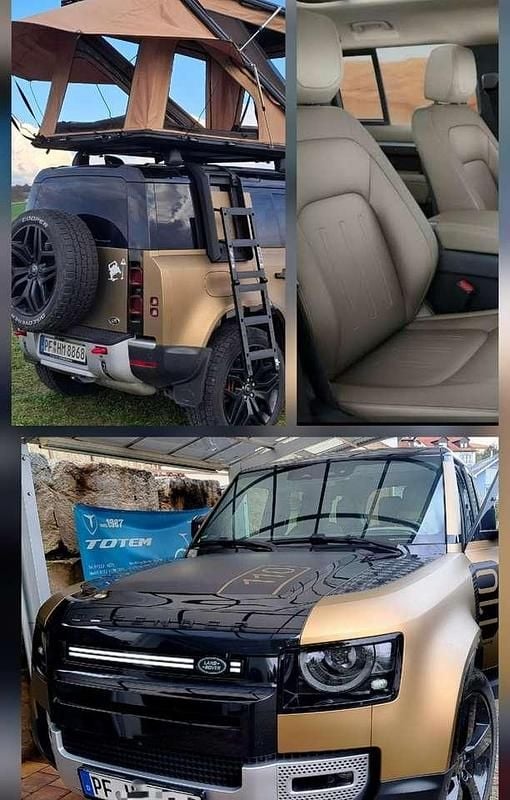 Schwarz Gebraucht 2021 Land Rover Defender HSE SUV | 64.900 € (Fairer Preis) - Bild 1/4