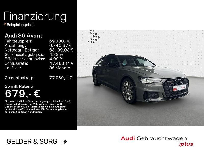 Chronosgrau metallic Gebraucht 2024 Audi S6 Ambiente Kombi | 69.880 € (Fairer Preis) - Bild 1/4