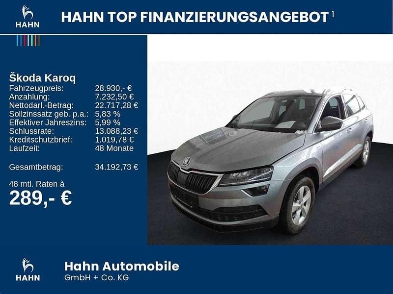 Gebraucht Skoda Karoq Clever 150 PS (110 kW) 2022 Grau SUV