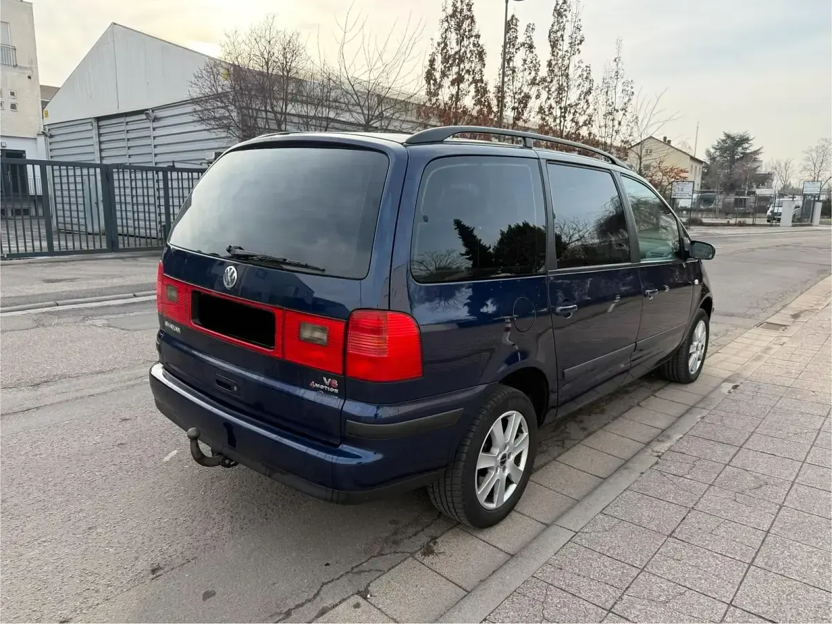 Gebraucht VW Sharan 201 PS (147 kW) 2002 Blau Van / Kleinbus