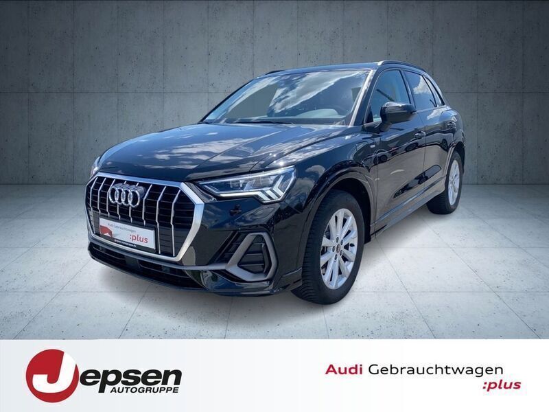 Mythosschwarz metallic Gebraucht 2022 Audi Q3 S-Line SUV | 31.770 € (Guter Preis) - Bild 1/4