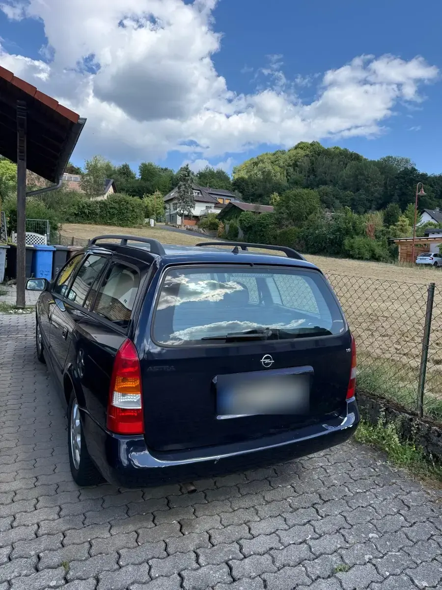 Gebraucht Opel Astra Njoy 86 PS (63 kW) 2003 Blau Kombi