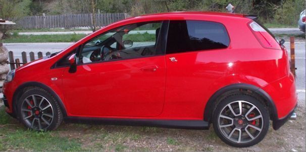 Rot Gebraucht 2008 Abarth Grande Punto Kleinwagen | 9.800 € - Bild 1/3