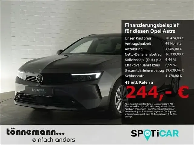 Gebraucht Opel Astra Elegance 131 PS (96 kW) 2023 Kleinwagen