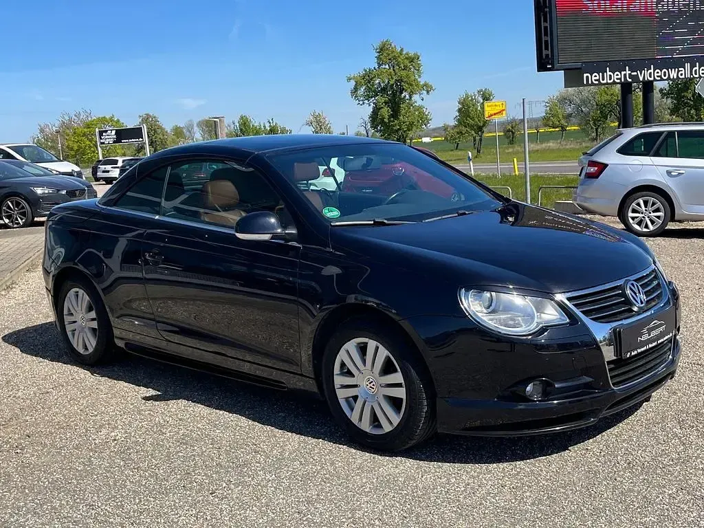 Brugt VW Eos Edition 116 HK (85 kW) 2007 Sort Cabriolet