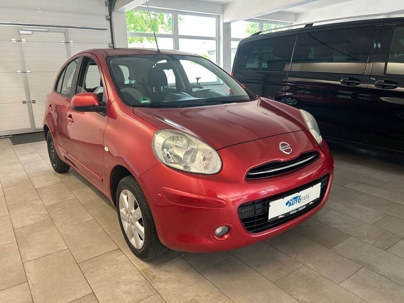 Gebraucht Nissan Micra Acenta 80 PS (58 kW) 2011 Rot Kleinwagen