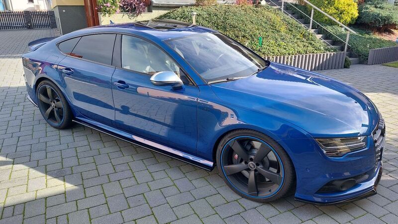 Blau Gebraucht 2016 Audi S7 Sportback Ambiente Kleinwagen | 37.600 € - Bild 1/4