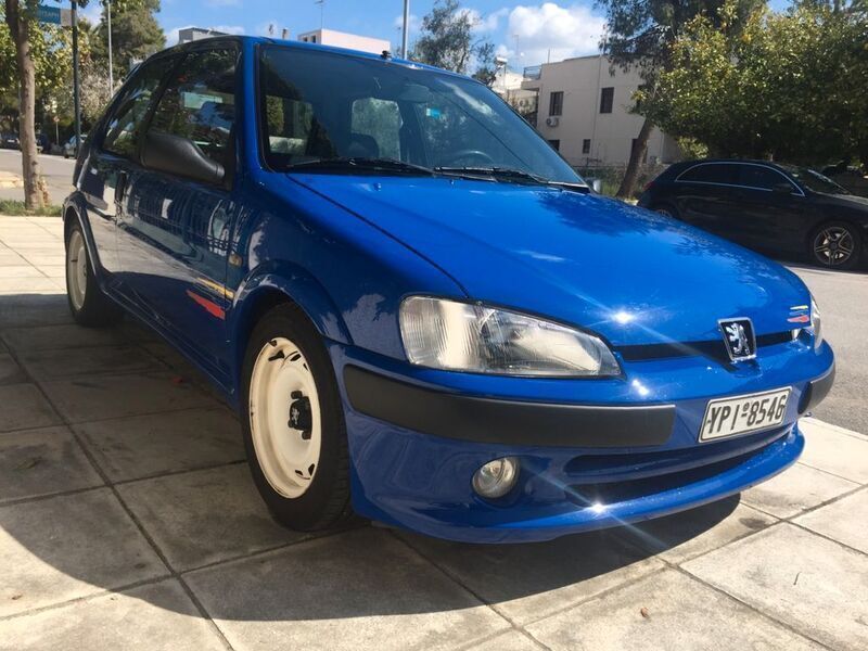 Blau Gebraucht 1999 Peugeot 106 S16 Kleinwagen | 6.350 € - Bild 1/4
