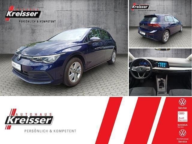 Atlantic blue Gebraucht 2022 VW Golf VIII Life Limousine | 19.850 € (Fairer Preis) - Bild 1/4