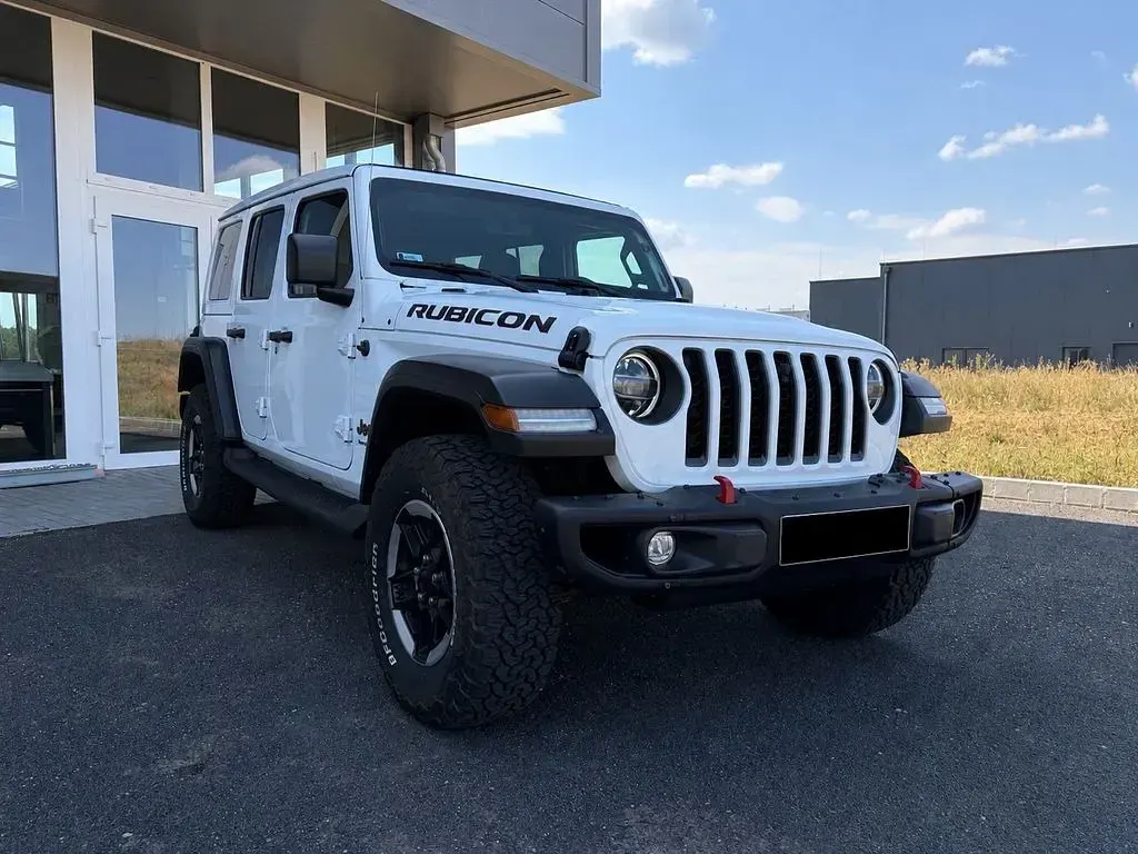 Gebraucht Jeep Wrangler Unlimited Rubicon 272 PS (200 kW) 2022 Weiß SUV