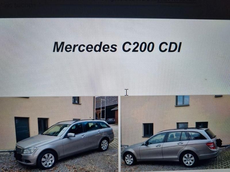 Grau Gebraucht 2008 Mercedes C200 Classic Limousine | 3.500 € (Guter Preis) - Bild 1/1