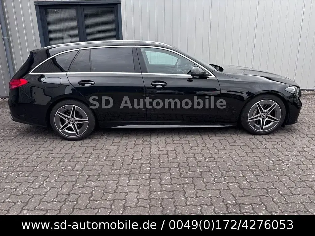 Gebraucht Mercedes C200 AMG line 163 PS (119 kW) 2023 Obsidianschwarz Kombi