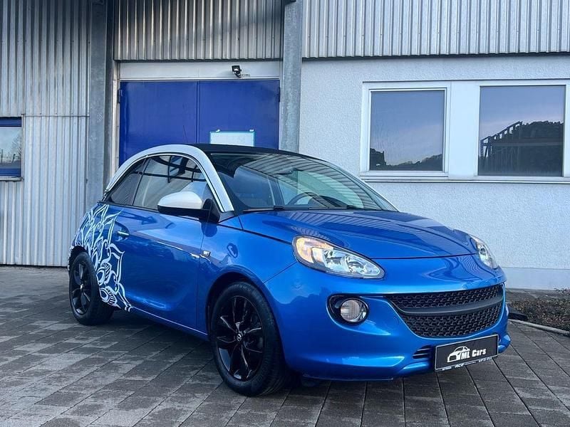 Blau Gebraucht 2019 Opel Adam Open Air Kleinwagen | 9.990 € (Guter Preis) - Bild 1/4