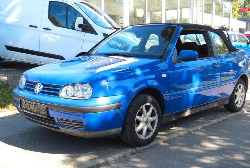 Blau Gebraucht 1999 VW Golf Cabriolet Cabrio | 899 € (Superpreis) - Bild 1/4