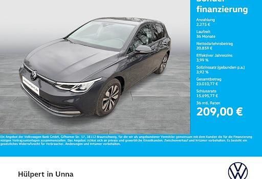 Gebraucht VW Golf VIII Move 110 PS (80 kW) 2024 Grau Limousine