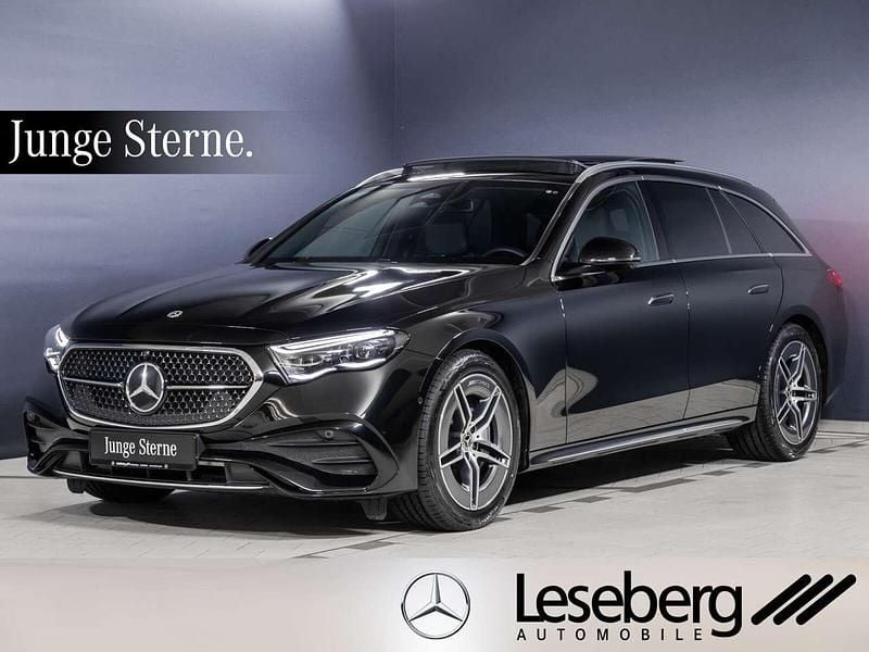 Obsidianschwarz Gebraucht 2024 Mercedes E450 AMG Kombi | 63.650 € (Superpreis) - Bild 1/4