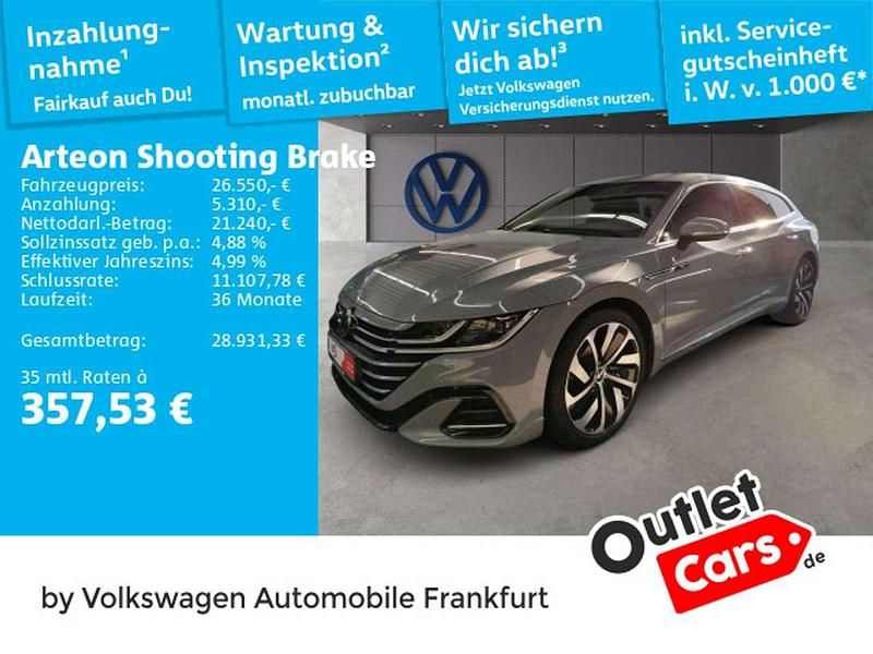 C2 mondsteingrau Gebraucht 2022 VW Arteon R-line Kombi | 26.550 € (Guter Preis) - Bild 1/3