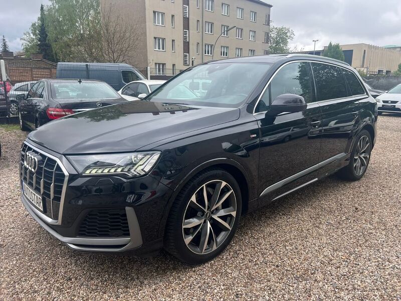 Schwarz Gebraucht 2020 Audi Q7 S-Line SUV | 43.950 € (Teuer) - Bild 1/4