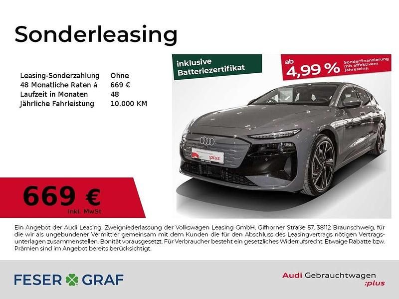 Usado Audi A6 e-tron Ambiente 269 kW (367 HP) 2025 Cinzento Carrinha