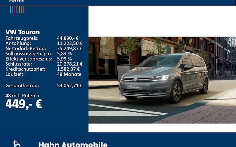 Gebraucht VW Touran Highline 150 PS (110 kW) 2026 Grau Van / Kleinbus