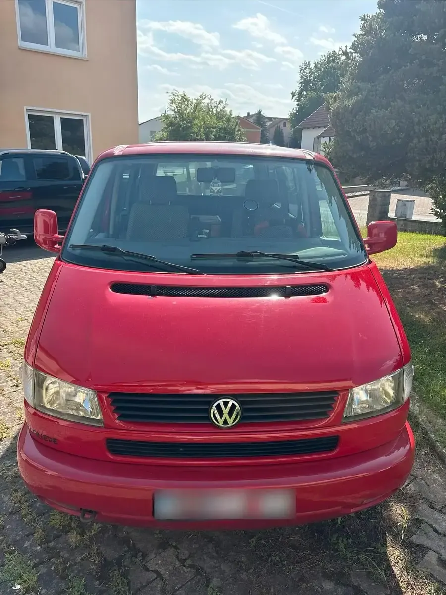 Gebraucht VW Multivan 101 PS (74 kW) 1996 Rot Van / Kleinbus