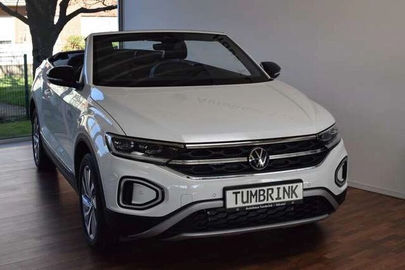 Weiss Neu 2024 VW T-Roc Cabriolet Goal Cabrio | 46.706 € (Fairer Preis) - Bild 1/4