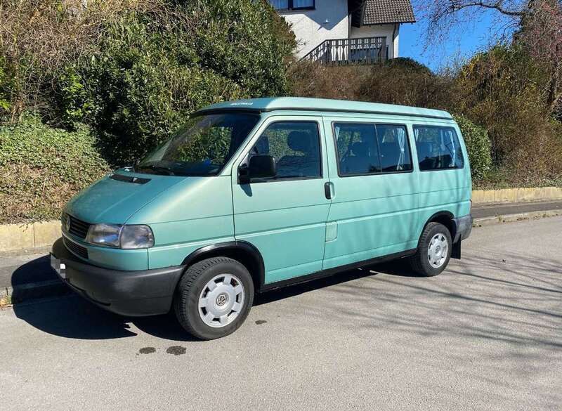 Grün Gebraucht 1996 VW T4 California Van | 9.500 € (Superpreis) - Bild 1/4