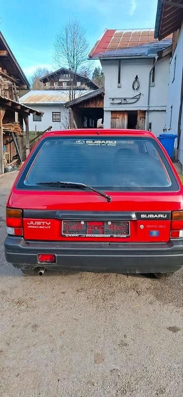 Gebraucht Subaru Justy 75 PS (55 kW) 1994 Rot Kleinwagen