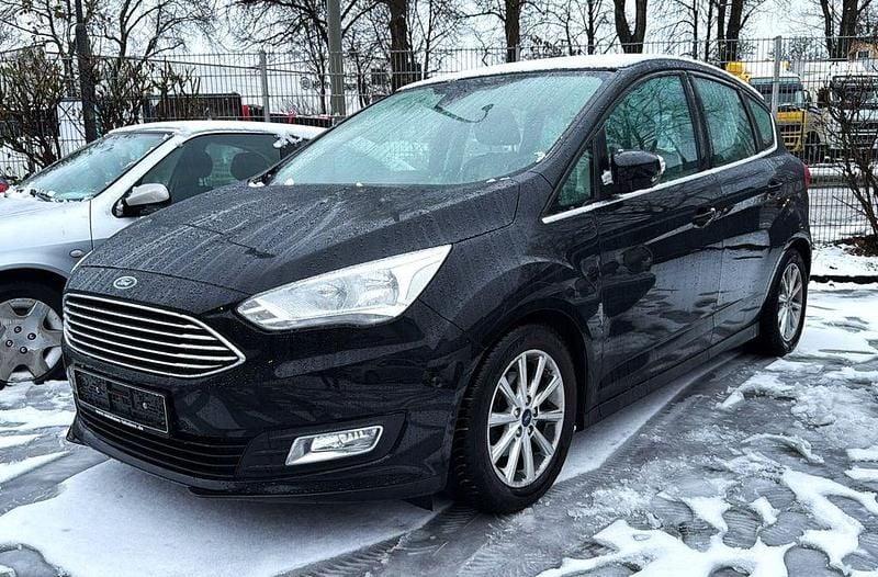Schwarz Gebraucht 2017 Ford C-MAX Titanium Van / Kleinbus | 7.490 € (Guter Preis) - Bild 1/4