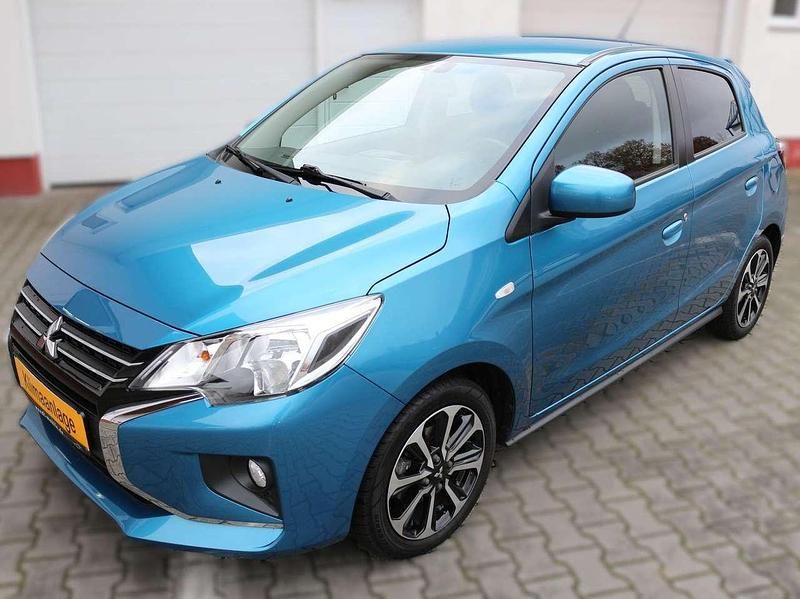 Cerulean/medium blue Gebraucht 2021 Mitsubishi Space Star Spirit+ Kleinwagen | 11.890 € (Fairer Preis) - Bild 1/4