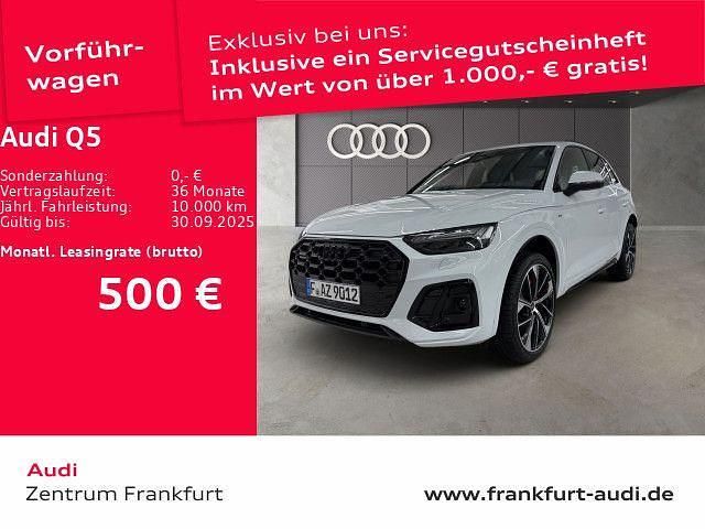 Gletscherweiß metallic Gebraucht 2024 Audi Q5 Ambiente SUV | 58.980 € - Bild 1/3