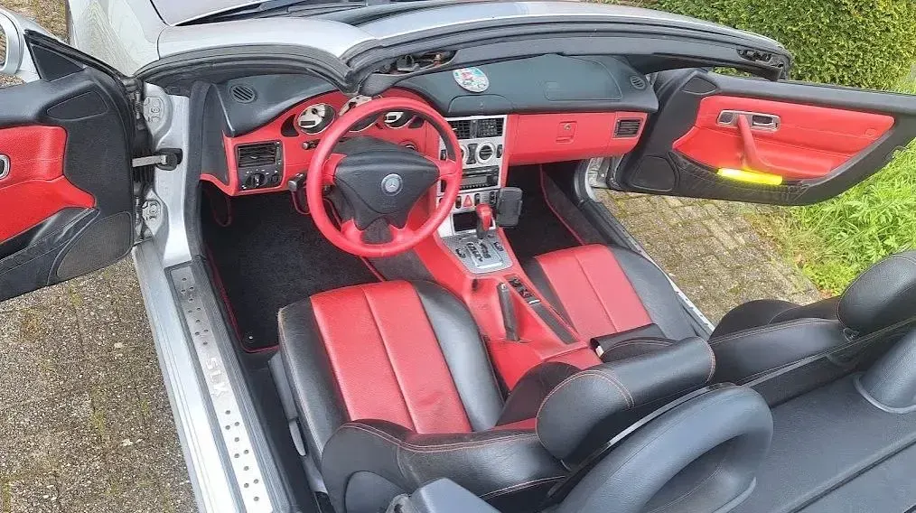 Gebraucht Mercedes SLK230 197 PS (144 kW) 2001 Silber Cabrio