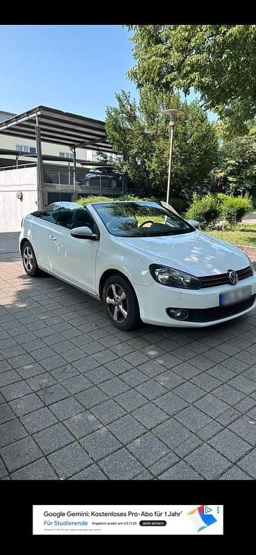 Gebraucht VW Golf 105 PS (77 kW) 2011 Weiß Cabrio