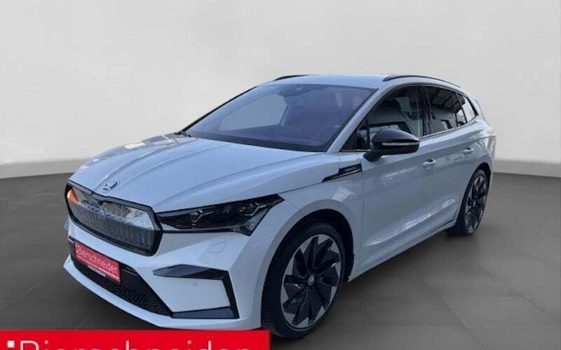Weiss Neu 2025 Skoda Enyaq iV SportLine SUV | 50.490 € (Superpreis) - Bild 1/4