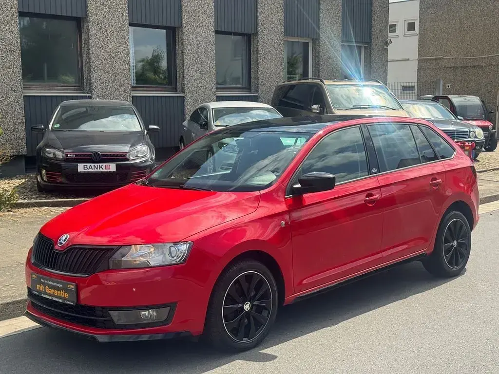 Gebraucht Skoda Rapid Monte Carlo 105 PS (77 kW) 2015 Rot Kleinwagen