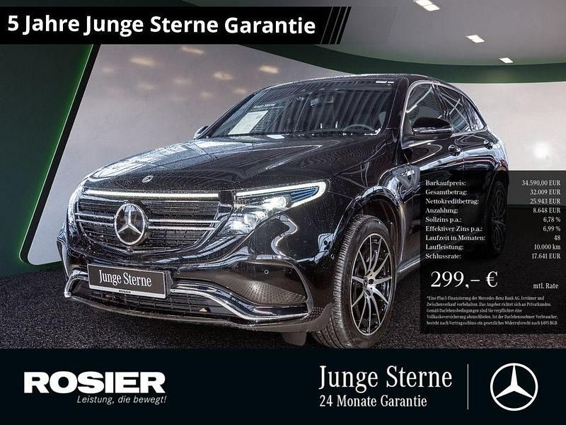 Schwarz / obsidianschwarz Gebraucht 2022 Mercedes EQC400 AMG SUV | 34.590 € (Fairer Preis) - Bild 1/3