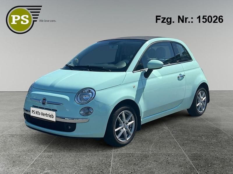 Grün Gebraucht 2014 Fiat 500C Lounge Cabrio | 8.480 € (Fairer Preis) - Bild 1/4