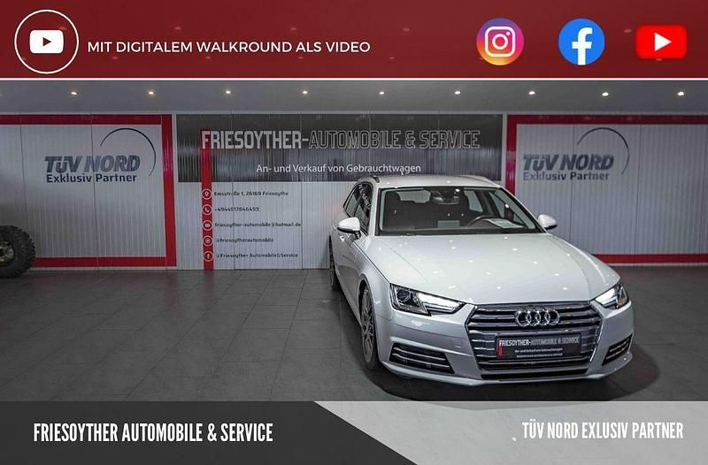 Weiß Gebraucht 2017 Audi A4 Sport Kombi | 14.990 € (Guter Preis) - Bild 1/4