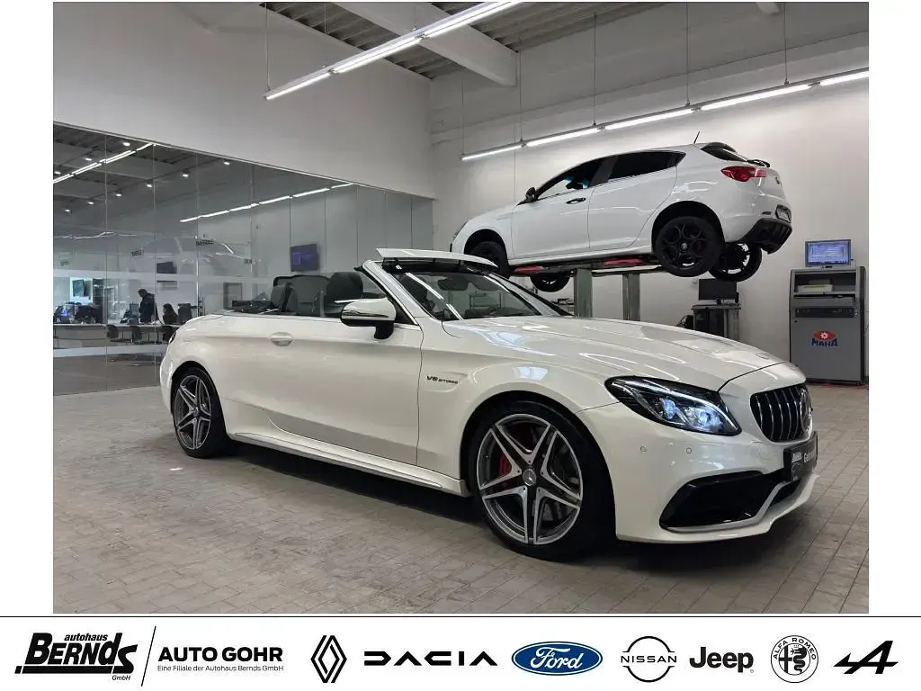 Gebraucht Mercedes C63 AMG AMG 510 PS (375 kW) 2018 Diamond white metallic paint Cabrio